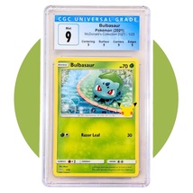 McDonald&#39;s 2021 Pokemon Card: Bulbasaur 1/25, CGC 9 with Sub-Grades - £59.69 GBP
