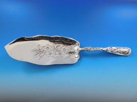 Hizen by Gorham Sterling Silver Fish Server Bright-cut Flowers on Blade 11 3/4" - $2,524.50