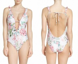 ISABELLA ROSE ~Size LARGE~ Osaka Floral Print One-Piece Swimsuit MSRP $1... - £78.95 GBP