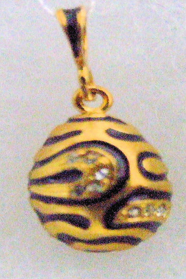 Silver Russian Handmade Faberge Egg Pendant #PD-011-103 - $54.40