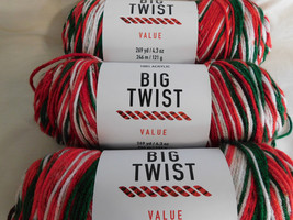 Big Twist Value lot of 3 Merry and Bright Dye Lot 456312 - £12.64 GBP