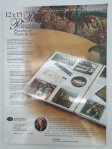 Creative Memories 12x15 Scrapbook Clear Page Protectors 16 Sheets Old Style - $274.61 MXN