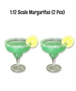 2 Pc Dollhouse Miniature Cocktails 1:12, Miniature Drinks, Doll Food,Min... - $162.50 MXN