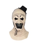 Black Hat Joker Mask Terrifier Art The Clown Cosplay Mask Halloween US stock - £17.65 GBP