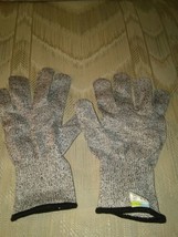 Refago High Performance Gloves Cut Level 5 M Gray Made In China - $9.90