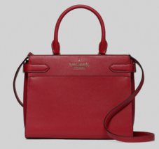 New Kate Spade Staci Medium Satchel Saffiano Leather Red Currant with Du... - £106.27 GBP