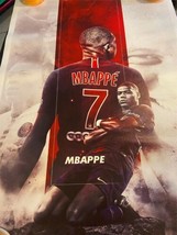 Kylian Mbappe&#39; Footballer Soccer Paris France FIFA Canvas Poster Print 1... - £9.82 GBP