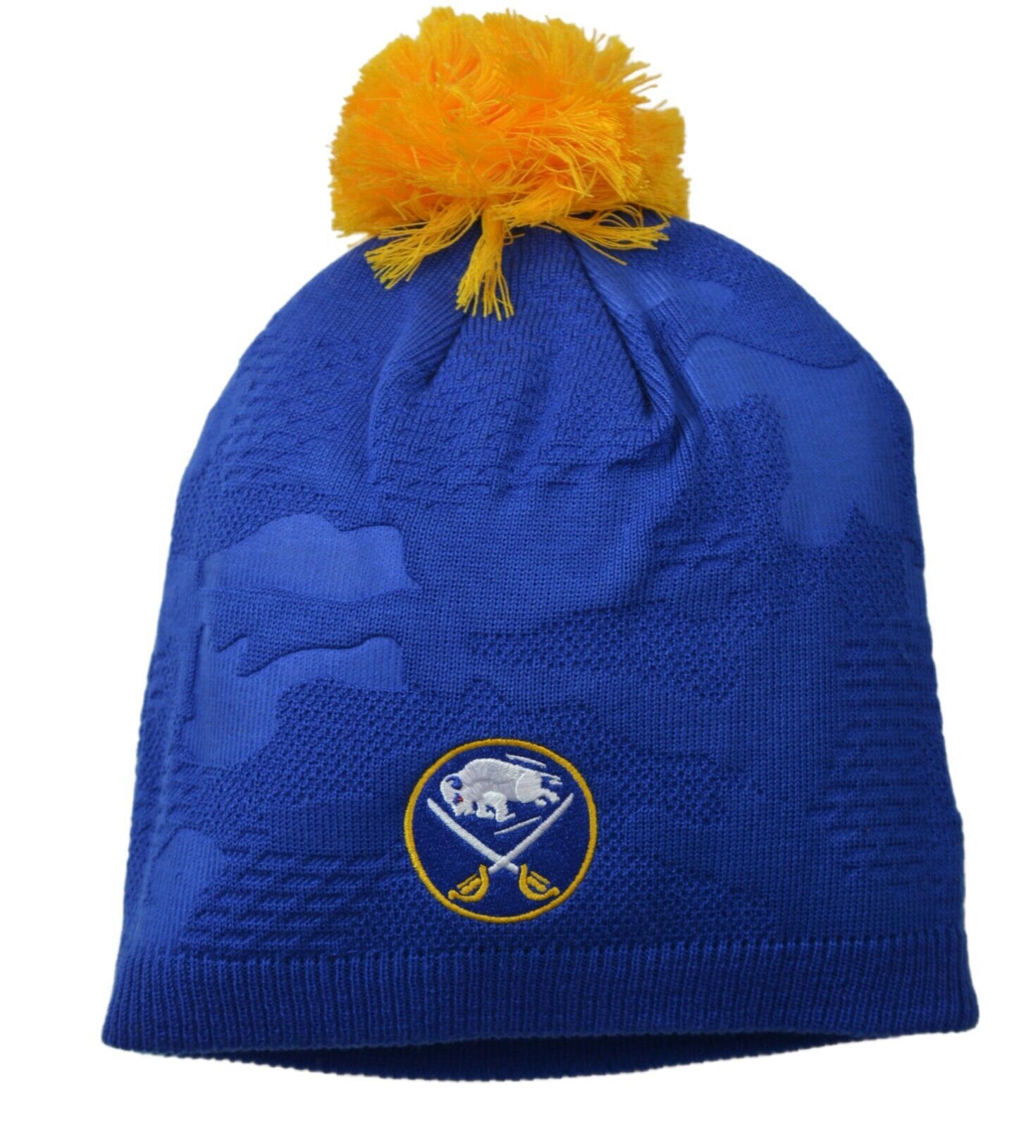 Buffalo Sabres Women's NHL Pro Team Locker Room Knit Beanie Pom Winter Hat