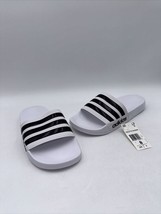 Adidas Originals Men’s Adilette Slides Sandal Black/White Size 8 - £11.73 GBP