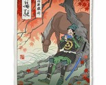The Legend of Zelda Japanese Edo Style Giclee Poster Print Art 12x17 Mondo - £58.99 GBP