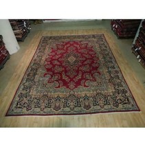 10x13 Authentic Hand Knotted Semi-Antique Rug B-73569 - £2,345.23 GBP