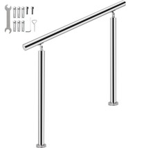 VEVOR Stainless Steel Handrail 551LBS Load Handrail for Outdoor Steps 32x34&quot; Out - £103.11 GBP