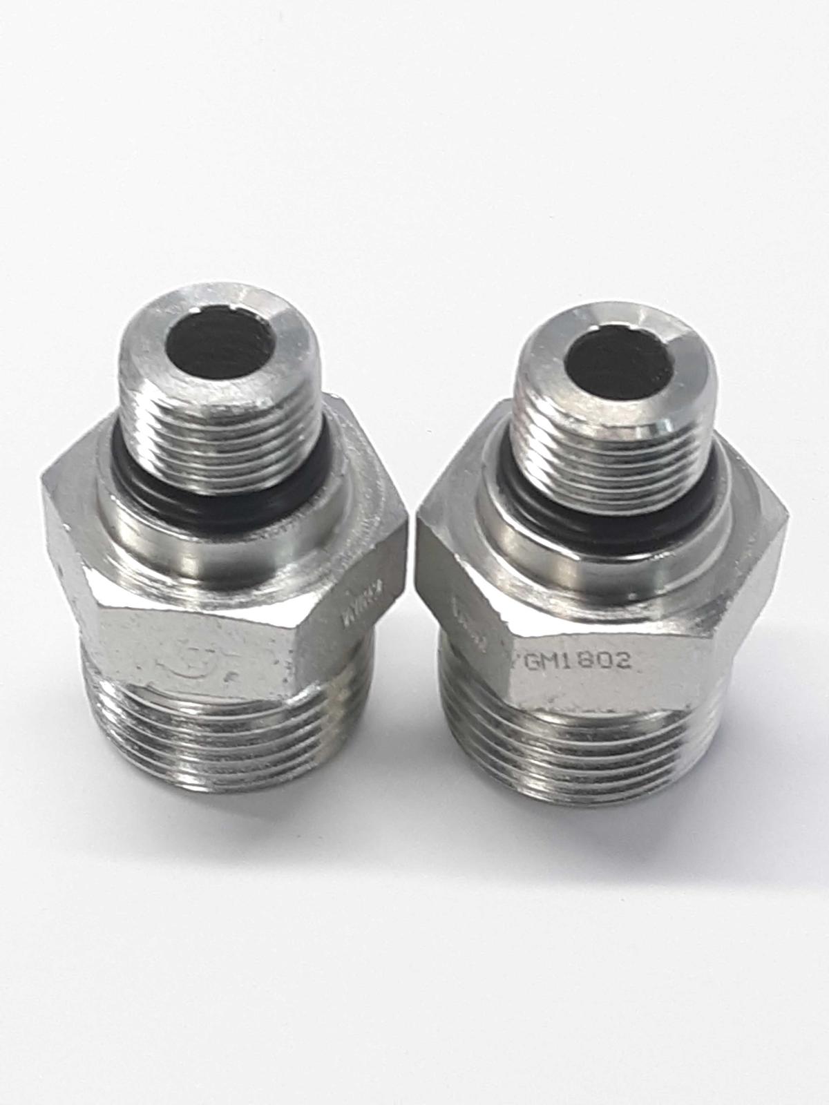 Parker GM1802 Seal-Lok Male Adapter 1/2 Z-4086/ORFS Lot of 2 - $10.00