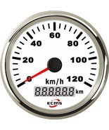 Marine Boat Auto GPS Speedometer Speed Meter Gauge 85mm 120km/h 9-32V 31... - $90.25 CAD