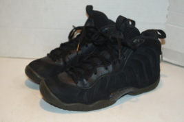 Nike Little Posite One Triple Black Shoes 644791-003 Size 7Y / Women&#39;s S... - $59.39