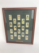 18 FRAMED AND MATTED COPIES TOBACCO GOLF TRADING CARDS With History - $47.49