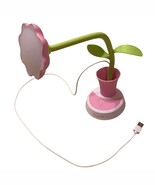 Flower-Shaped LED USB Desk Lamp With Flexible Stem &amp; Touch Control - $13.01 CAD