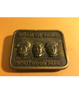 1979 Walk of fame Hollywood Park Brass Metal Belt Buckle - $19.99
