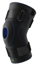 Knee Brace Adjustable Horseshoe, Simple Hinges, Condyle Pads (Black) X-Large by - £32.60 GBP