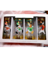 Hallmark &quot;Disney 100TH Anniversary Holiday 13 Oz. Glasses&quot; Set of 4 NEW - $1,108.77 MXN