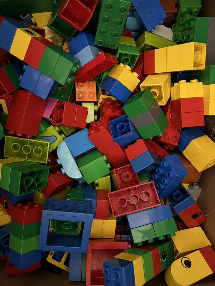 Lego Duplo Lot Of 100 Random Parts Bricks Pieces - $29.65