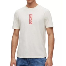 Hugo Boss Men&#39;s Short Sleeve Dalbula Logo Graphic Crew T-Shirt Lt Pastel... - £38.65 GBP