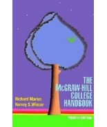 The McGraw-Hill College Handbook Marius, Richard, Wiener, Harvey Hardcover - £5.38 GBP