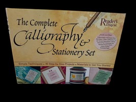 NEW The Complete Calligraphy &amp; Stationery Set by Reader&#39;s Digest Unused ... - $18.57