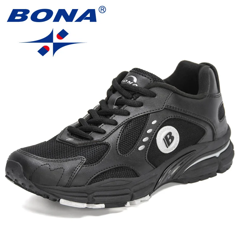 BONA New Designers Running Shoes Men Big   Shoes Man Trend Lightweight Wal Shoes - £174.26 GBP