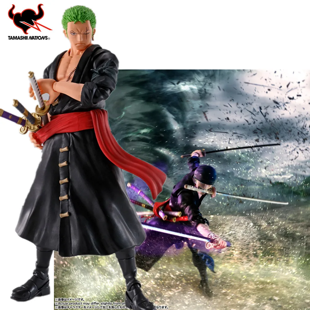 In Stock One Piece S.H.Figuarts Zoro Anime Original PVC Action Figures The Raid - £80.21 GBP