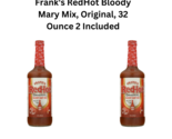 Frank&#39;s RedHot Bloody Mary Mix, Original, 32 Ounce 2 Included - $19.00