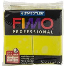 Fimo Professional Soft Polymer Clay 2oz-Lemon Yellow - £11.75 GBP