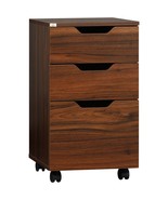 Under-Desk Cabinet: 3 Drawers, Brown - $173.65 CAD