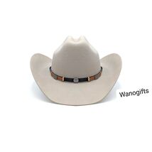 Premium 100% Wool Classic Cattleman Cowboy Hat High Quality Western sand... - $52.89