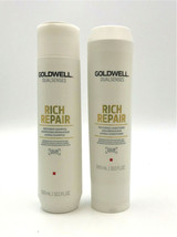 Goldwell DualSenses Rich Repair Restoring Shampoo &amp; Conditioner 10.1 oz Duo - £27.02 GBP