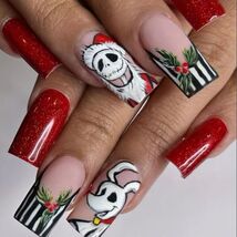 24Pcs Christmas Press On Nails Medium Square Acrylic False Nails Xmas De... - €2,14 EUR 24Pcs Christmas Press On Nails Medium Square Acrylic False Nails Xmas De... - €2,14 EUR