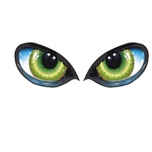 Car Creative Reflective Car Stickers Rearview Mirror Eyes Funny Stickers 3D Scra - £34.69 GBP