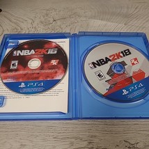 NBA 2K18 PlayStation 4 PS4 + 2K16 Pre-owned Video Game Lot - £3.93 GBP