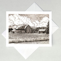 Columbia County Cornfield Note Cards - $4.00+