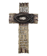 Ichthys Fish Spike Nails Jesus with Scriptural Psalm 126 Faux Wood Wall ... - $32.87 CAD