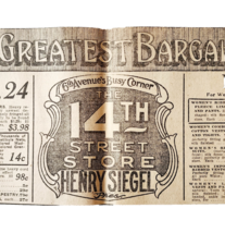 1907 Henry Siegel 14th Street Store Advertisement Retail Department Shop... - $35.02 CAD