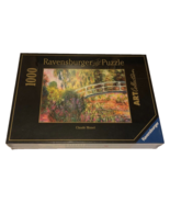 Claude Monet Ravensburger Art Collection 1000 Puzzle Japanese Footbridge... - $33.59