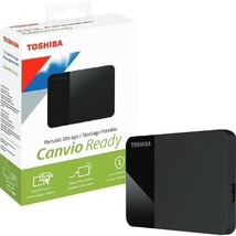 Toshiba Canvio Ready 2TB USB 3.0 Portable External Hard Drive Black HDTP320XK3AA - £90.68 GBP