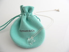  Tiffany &amp; Co Silver Peretti Rock Crystal Star Necklace Pendant Rare Gift Pouch - £334.13 GBP