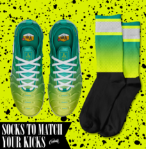 MESH PRINT Socks for N Air Vapormax Plus Lemon Hot Lime Teal Vapor Max Shirt - £16.20 GBP