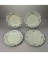 VTG W.S. George Lido Canarytone Platinum Rose 8&quot; Soup Bowl 485A (Lot of 4) - $34.42 CAD