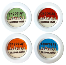 4 Pottery Barn Plates Chocolat Delespaul-Havez 8.25&quot; Kids with Chocolate - £19.43 GBP