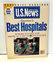 U.S. News &amp; World Report July 27, 1998 America&#39;s Best Hospitals - £4.45 GBP