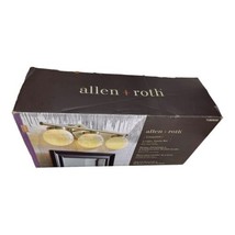 Allen + Roth 3-Light Vanity Bar Soft Gold Finish Opal Glass Shade Scarlett - $19.79