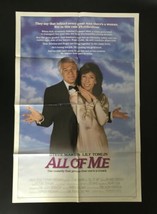 1984 All of Me 41&quot; x 27&quot; Original Movie Poster Stever Martin, Lily Tomlin - $28.50